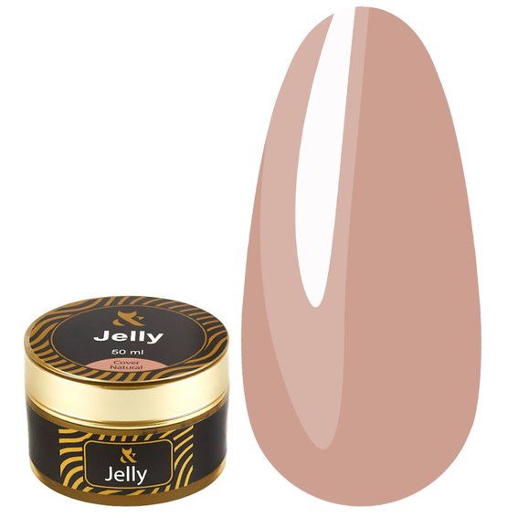 Гель для наращивания F.O.X Jelly Cover Natural нюд 50 мл