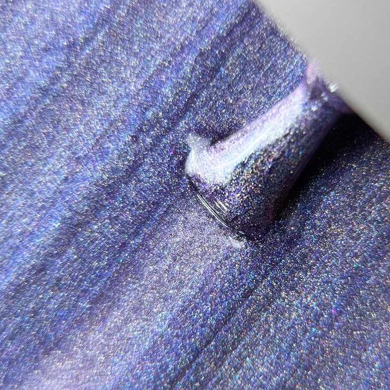 Gel polish TUFI profi PREMIUM Crystal Cat 26 blue holographic 8 ml (0173919) - Фото №2