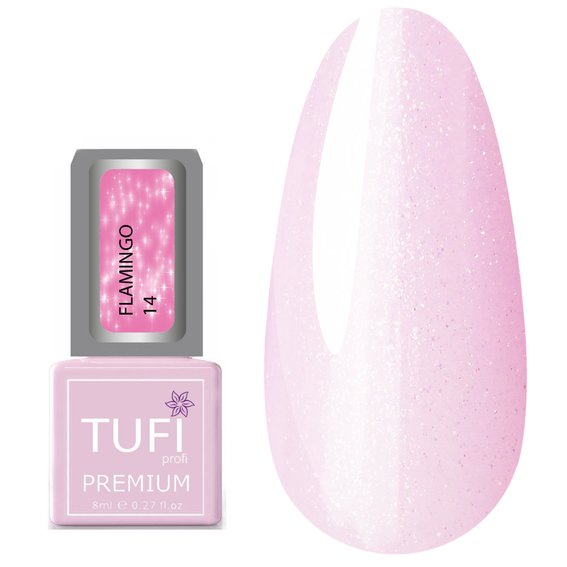 Gelpolitur TUFI profi PREMIUM Flamingo 14 florale Eis - Фото №1