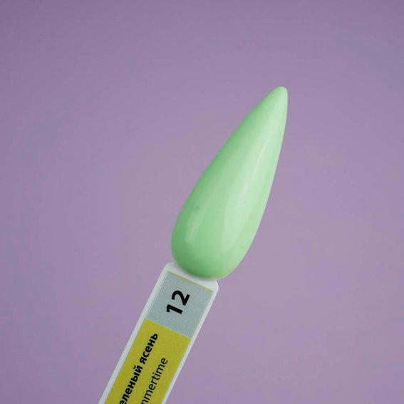 Гель-лак TUFI profi PREMIUM Summertime 12 зеленый ясен 8мл (0102182) - Фото №3