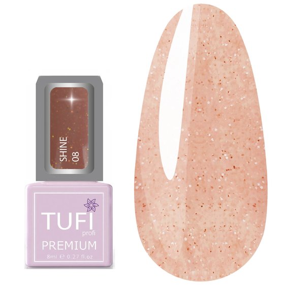 Gelpolitur TUFI profi PREMIUM Shine 08 Ariana 8 ml (0123423) - Фото №1