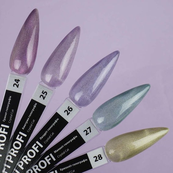 Gel polish TUFI profi PREMIUM Crystal Cat 26 blue holographic 8 ml (0173919) - Фото №4