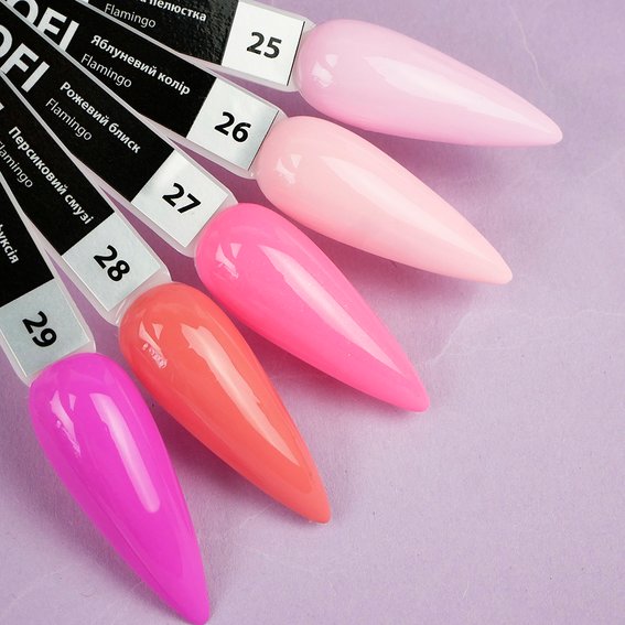 Gellack TUFI profi PREMIUM Flamingo №25 zartes Blütenblatt 8ml (0132493) - Фото №4