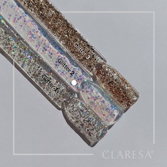 Claresa GLITTER 19 Hybridlack Lila mit Glanz 5 g - Фото №3