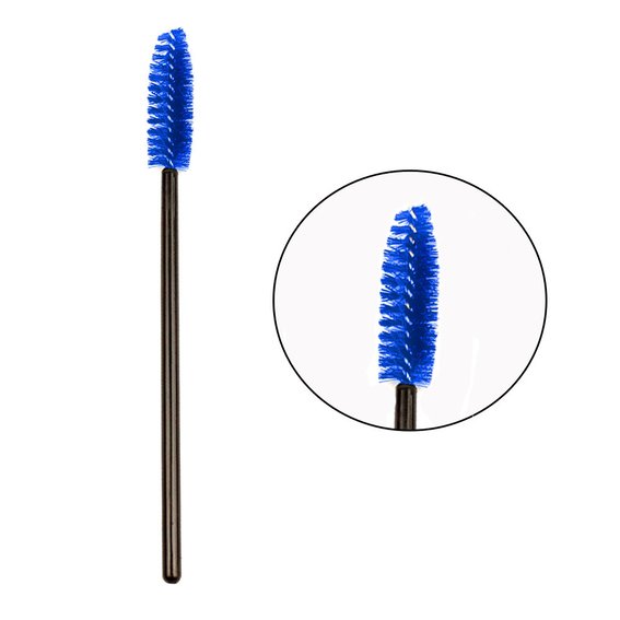 Щеточка для ресниц CLD Macsara Brush Blue голубая 10 шт