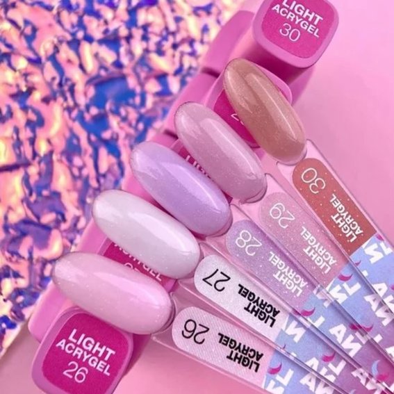 Акригель LUNA Light №26 светло-розовый 13 мл - Фото №3