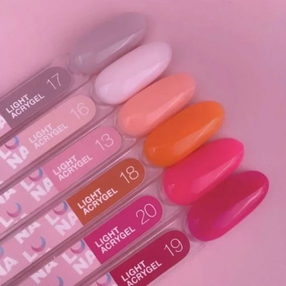 Acrygel LUNA Light №18 Orange 13 ml (249-1488) - Фото №2