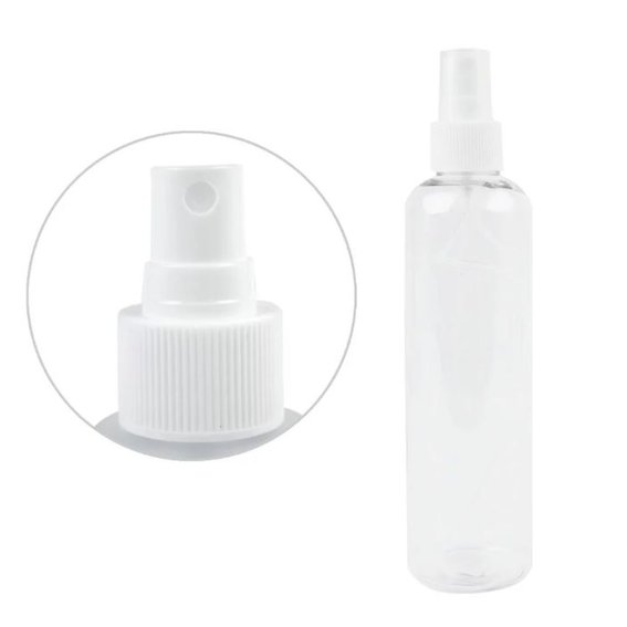 Флакон BLING прозорий спрей білий закритий ковпачок 200 мл