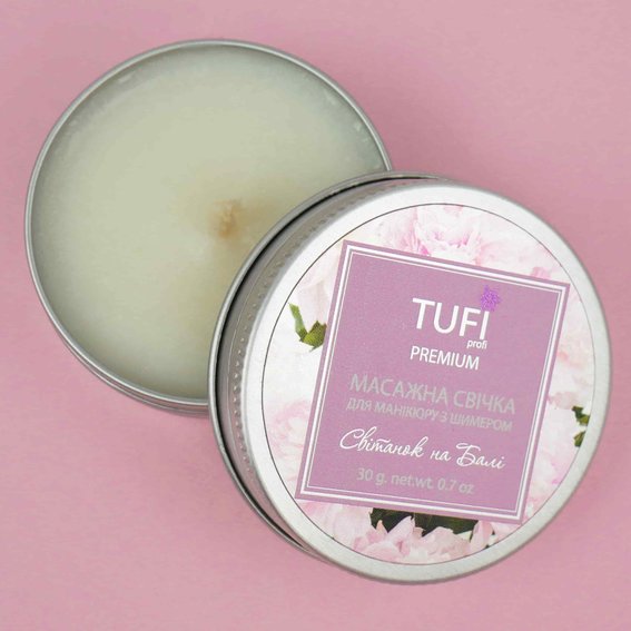 Massage Spa candle for hands TUFI profi  PREMIUM Dawn in Bali 30 g (0097221) - Фото №2