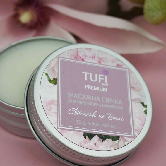 Massage Spa candle for hands TUFI profi  PREMIUM Dawn in Bali 30 g (0097221) - Фото №3