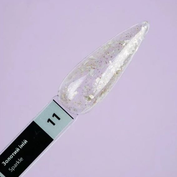 Gel polish TUFI profi PREMIUM Sparkle 11 golden frost 5 ml (0243539) - Фото №4