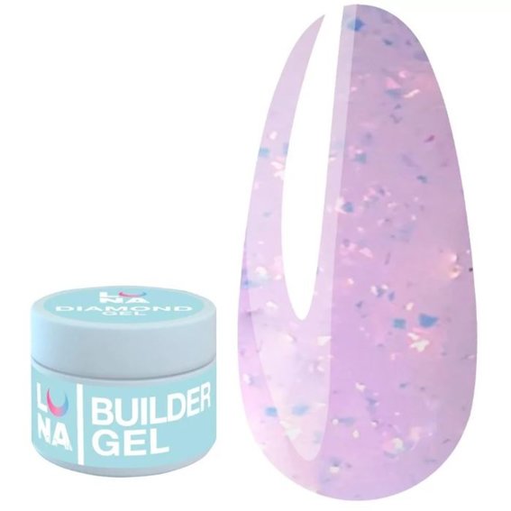 Gel Nagelverlängerung LUNA Diamond Gel №8 15ml - Фото №1