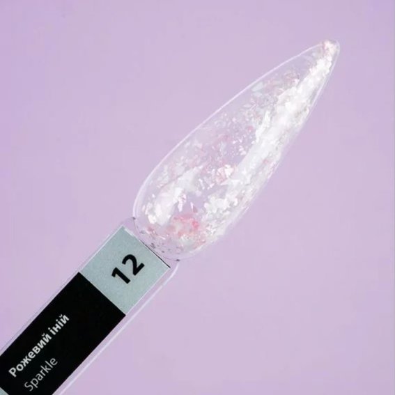 Gel polish TUFI profi PREMIUM Sparkle 12 pink frost 5 ml (0243541) - Фото №4