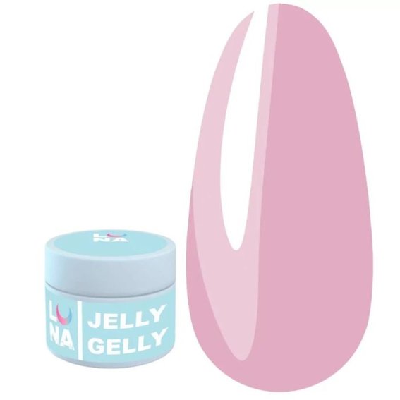 Гель для наращивания ногтей LUNA Jelly Gelly №3 сиренево-розовый 15 мл (324-1435)
