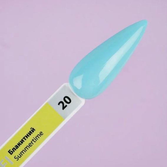 Gellack TUFI profi PREMIUM Summertime №20 Blau 8 ml (0283772) - Фото №3