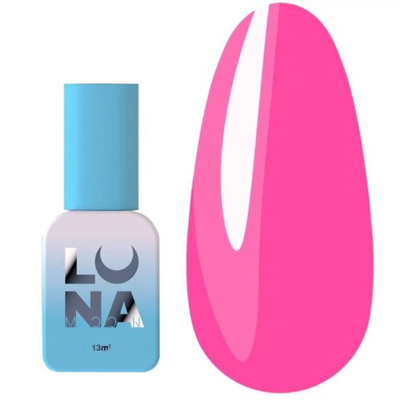 Gel polish LUNA №100 bright pink 13 ml - Фото №1