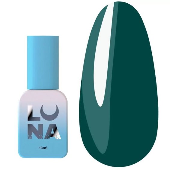 Gel polish LUNA №118 dark green 13 ml - Фото №1