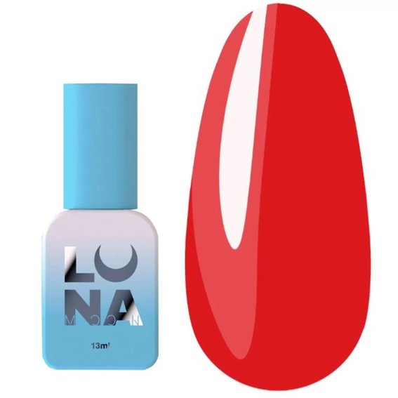 Гель-лак LUNA №15 ярко-красный 13 мл - Фото №1