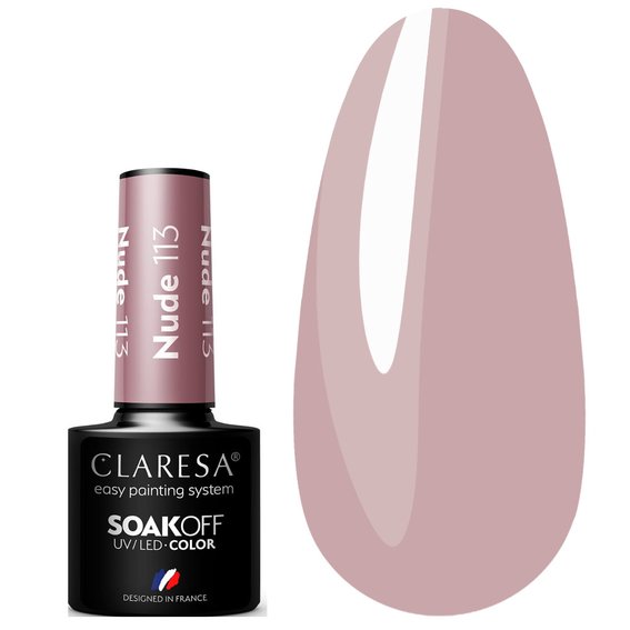 Claresa Gellack NUDE 113 beige 5 ml - Фото №1