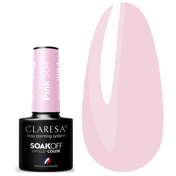 Gellack Claresa PINK 504 rosa 5 ml - Фото №1