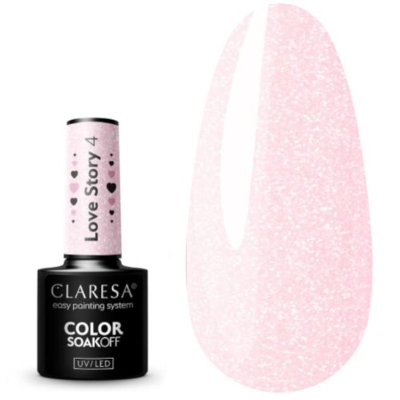 Claresa Gel Polish LOVE STORY 4  -5g - Фото №1