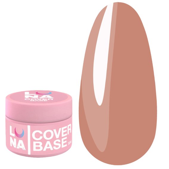 Base LUNA Cover Base №2 peach 30 ml - Фото №1