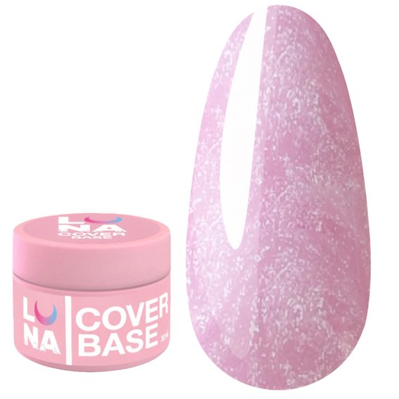 Base LUNA Cover Base №18 Lila mit Schimmer 30 ml (315-0480) - Фото №1