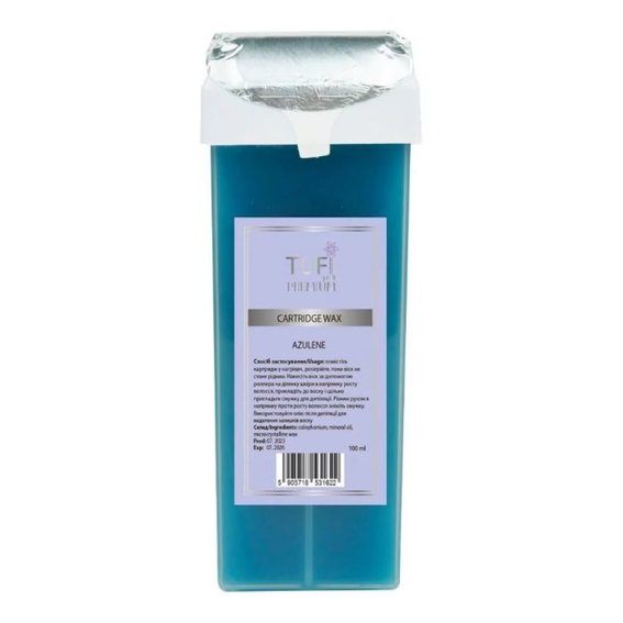 Wax cassette TUFI profi PREMIUM azulene 100 ml