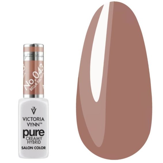 Гель лак Victoria Vynn PURE CREAMY HYBRID 043 Bella Brown