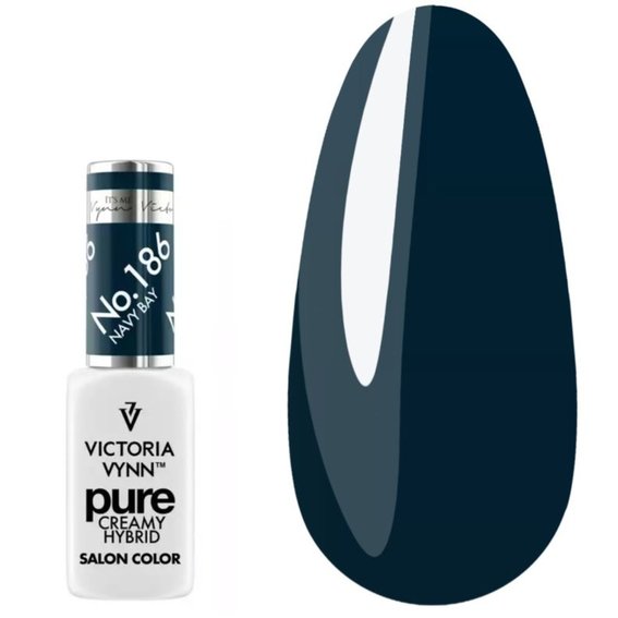 Gellack PURE CREAMY HYBRID 186 Navy Bay