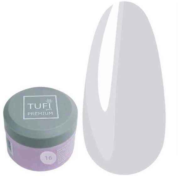 UV Gel für Nagelverlängerung TUFI profi PREMIUM Builder Gel 16 - Фото №1