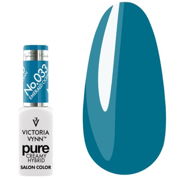 Gellack PURE CREAMY HYBRID 033 Emerald Ocean