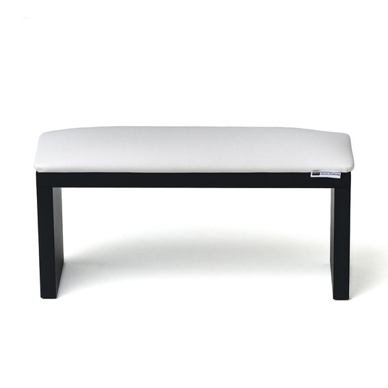 Подлокотник ECOSTAND Wood белый на черных ножках 320х160х110 мм - Фото №2