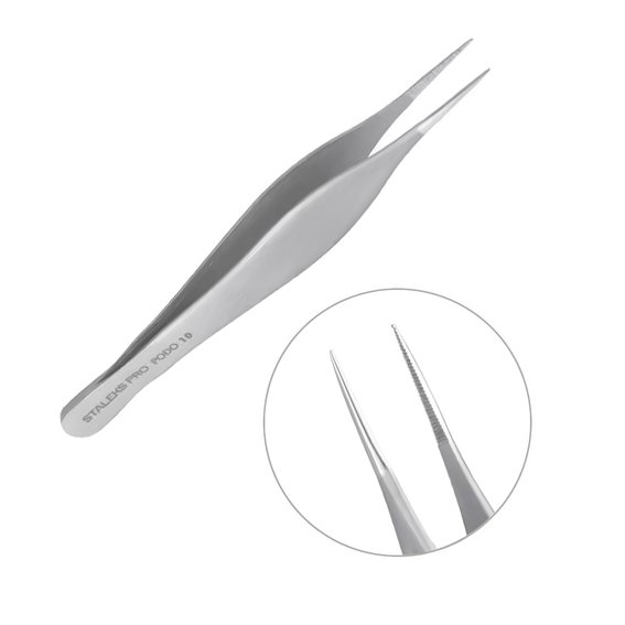 Fragmentation tweezers Staleks Pro PODO 10 Staleks - Фото №1