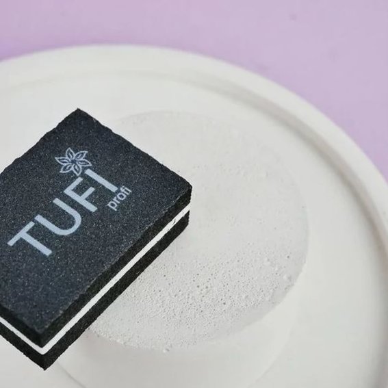 Бафик TUFI profi PREMIUM мини черный 100/180 грит 1 шт - Фото №3