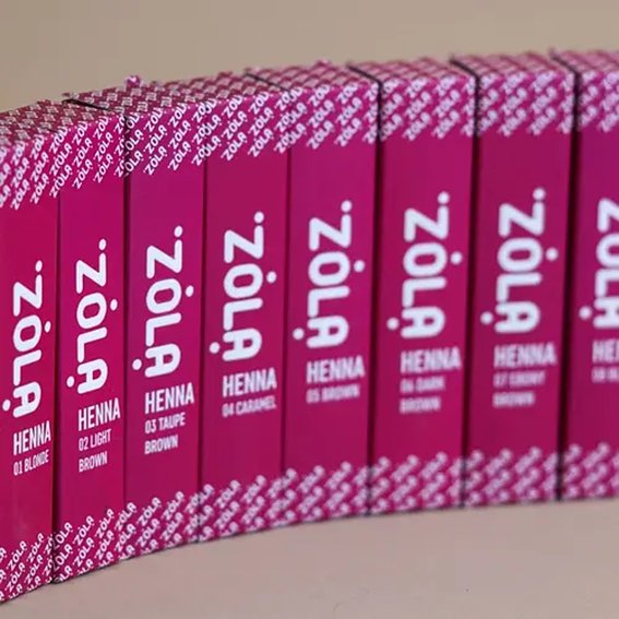 Henna für Augenbrauen ZOLA Henna Nr. 08 Schwarzer Korrektor 10g - Фото №3