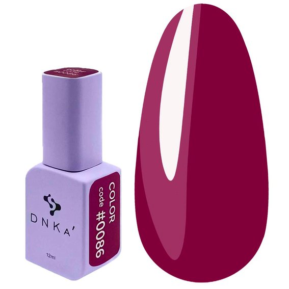 Gel polish DNKa 0086 red cardinal 12 ml (GPDC0086) - Фото №1