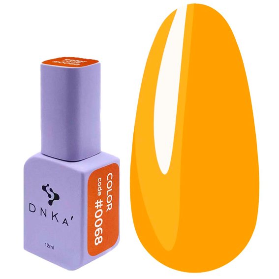 Гель-лак DNKa №0068 абрикосовый 12 мл (GPDC0068) - Фото №1
