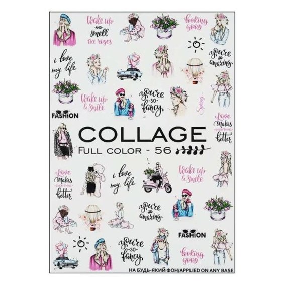 Slider design Crystaloff Collage full color 56 fashion