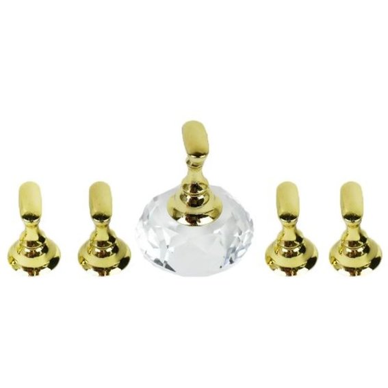 Magnetic tip stand STARLET 5 pcs transparent