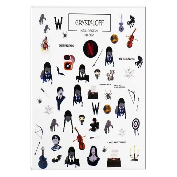 Слайдер дизайн Crystaloff Nail Design 502 мистика