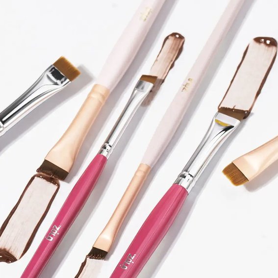 Eyebrow brush ZOLA 02br with bevel wide crimson - Фото №2