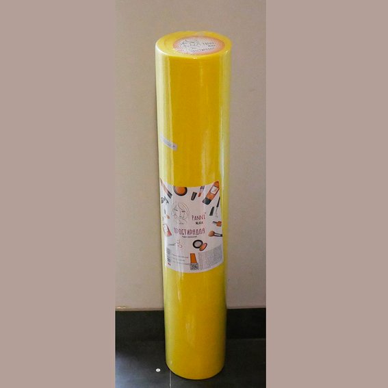 Одноразовая простынь Panni Mlada спанбонд желтый 0,8x100 м - Фото №2