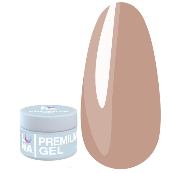 Gel LUNA Premium Gel №25 coffee with milk 30 ml (323-2604-0569) - Фото №1