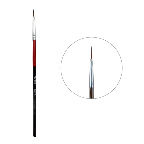 Кисточка для маникюра BLING 0000 красно-черный
