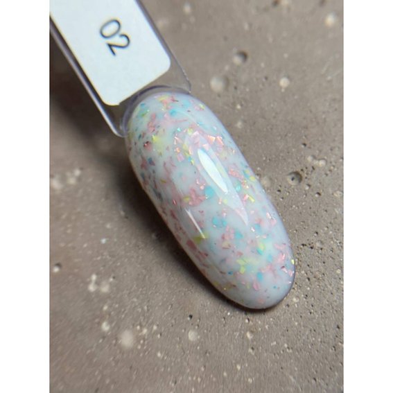 Base Dark Pro Base Potal 02 milky with potal, 15 ml - Фото №3