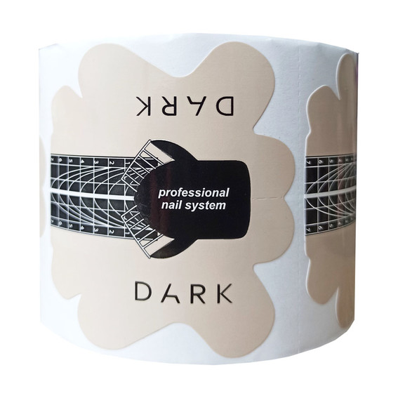 Формы для наращивания ногтей DARK, 300 шт - Фото №1