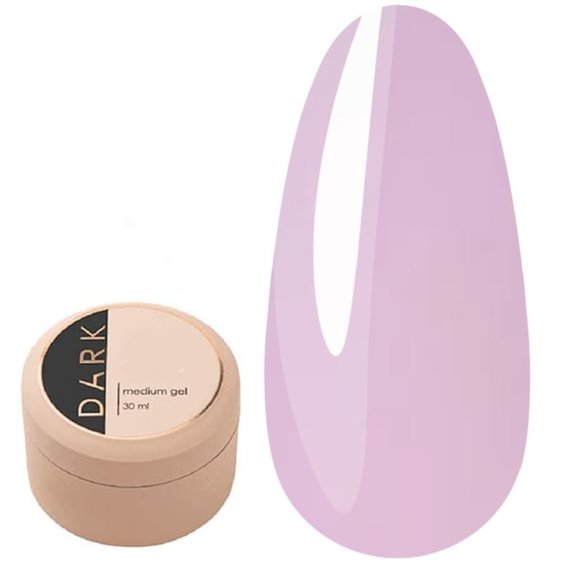 Gel for extensions DARK Medium Gel №40 pink, 30 ml - Фото №1