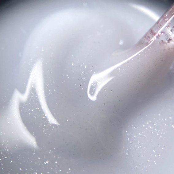 Gel for extensions DARK Medium Gel №36 milk, 15 ml - Фото №2