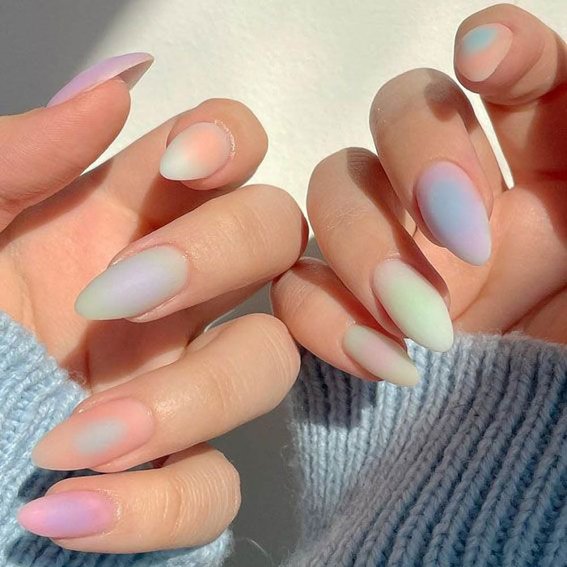 Маникюр 2024 (пастельные цвета)